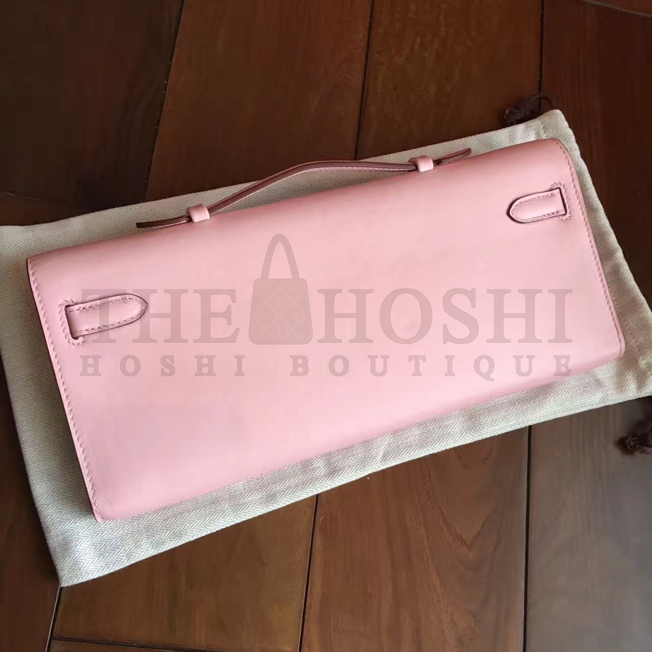 H**me5 Pink Swift Kelly Cut Handmade Bag Master Quality