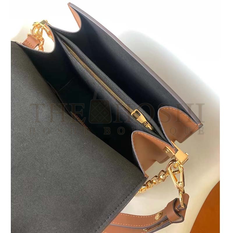 L0vis Vvtt0n LV Women Dauphine MM Handbag Blue Coated Canvas Cowhide Leather Master Quality