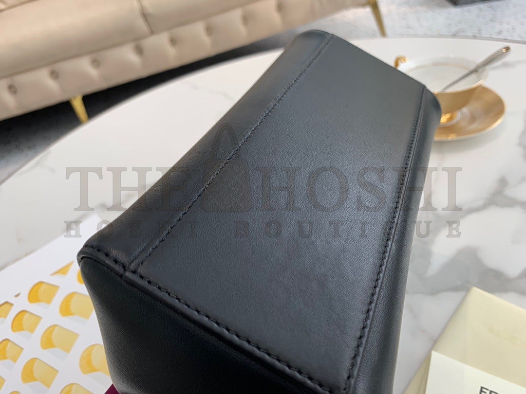 F**di Peekaboo Mini Bag In Black Nappa Leather Master Quality