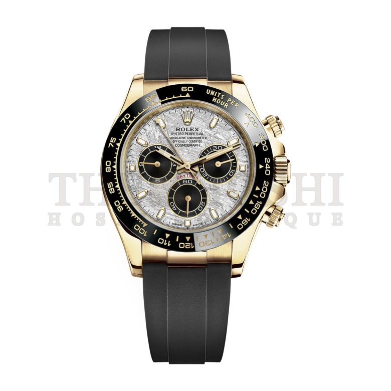 R01ex Cosmograph Daytona Meteorite Dial Yellow Gold Oysterflex Watch 116518LN Master Quality