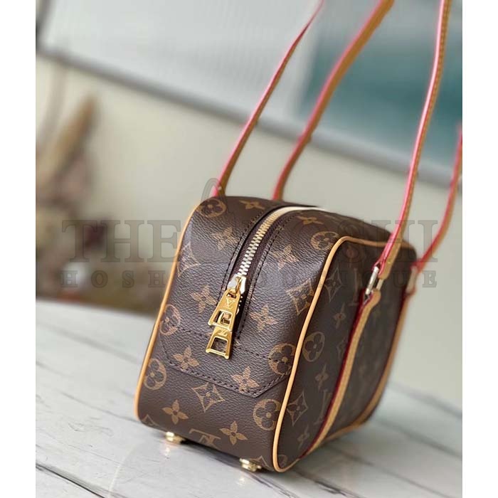 L0vis Vvtt0n LV Women Cité Handbag Monogram Coated Canvas Cowhide Leather Master Quality