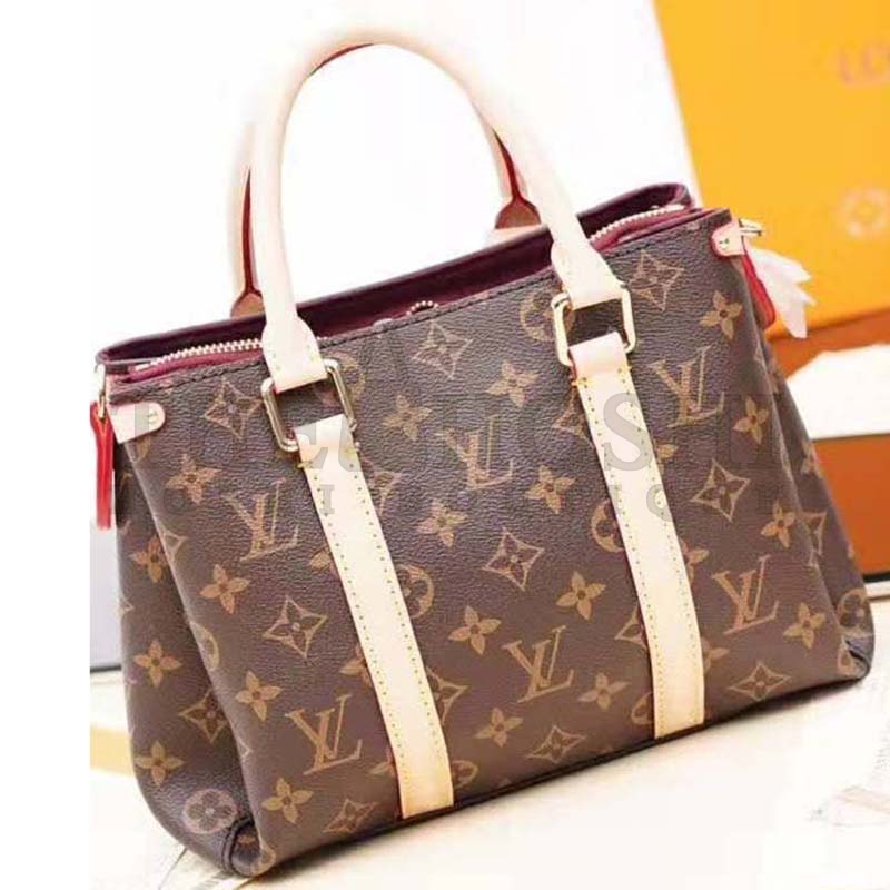 L0vis Vvtt0n LV Women Open Handbag BB in Monogram Canvas-Brown Master Quality