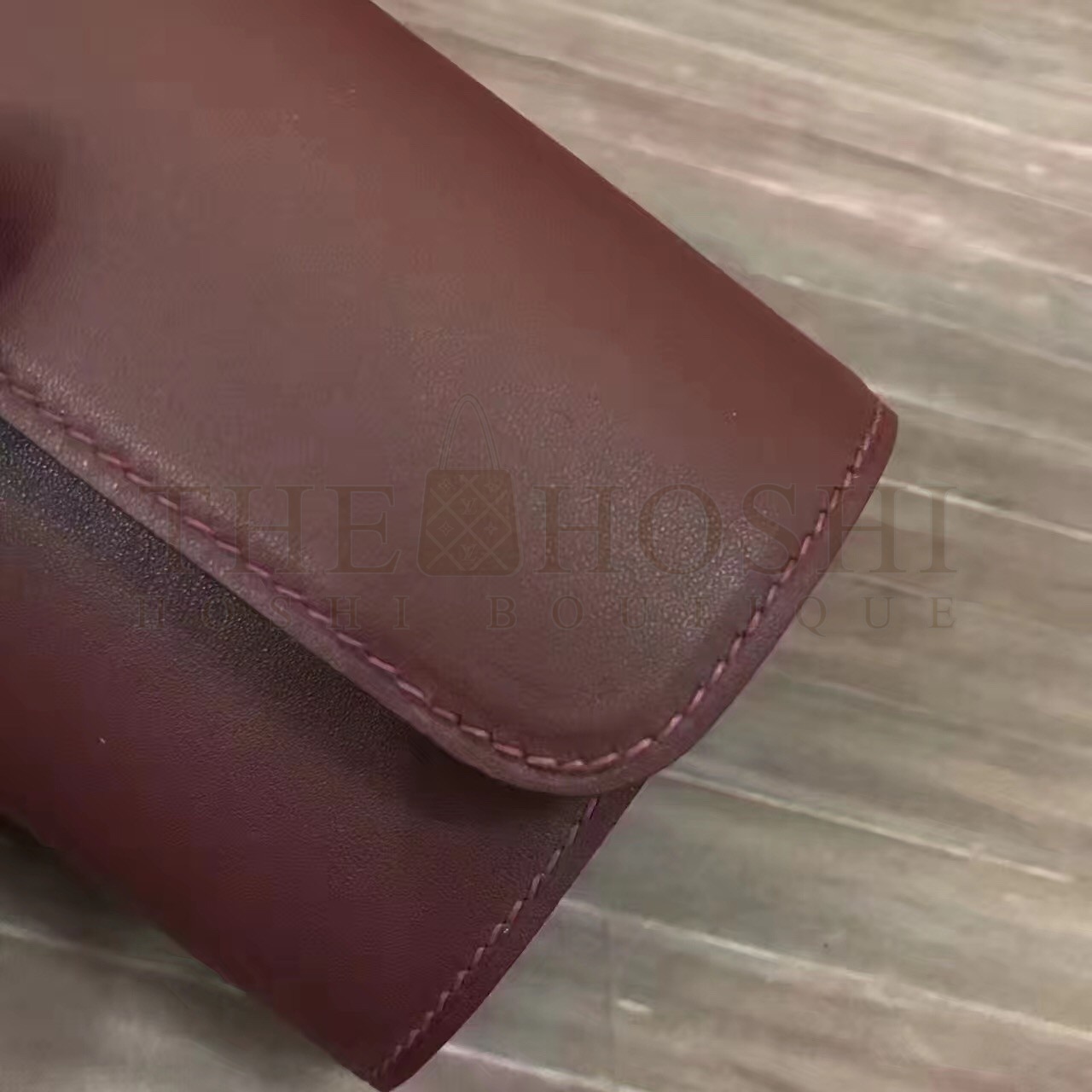 H**me5 Handmade Egee Clutch In Havane Swift Leather Master Quality