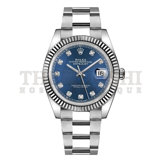 R01ex Datejust 41 Blue D1am0nd Dial Watch 126334-0015 Master Quality