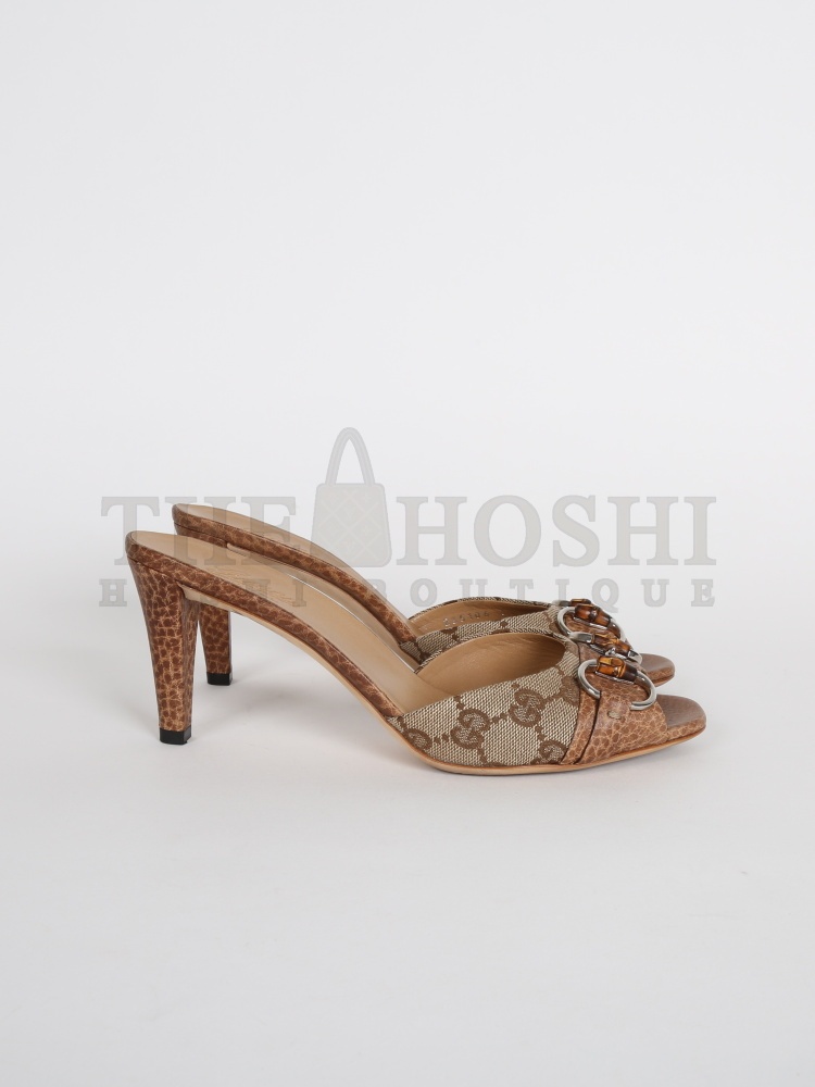 Gvc*1 G2 Canvas Bamboo Horsebit Sandals Master Quality