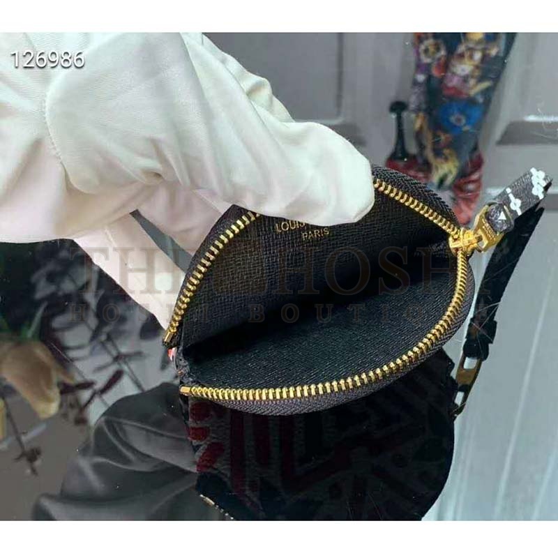 L0vis Vvtt0n LV Women LV Crafty Round Coin Purse Monogram Coated Canvas Master Quality
