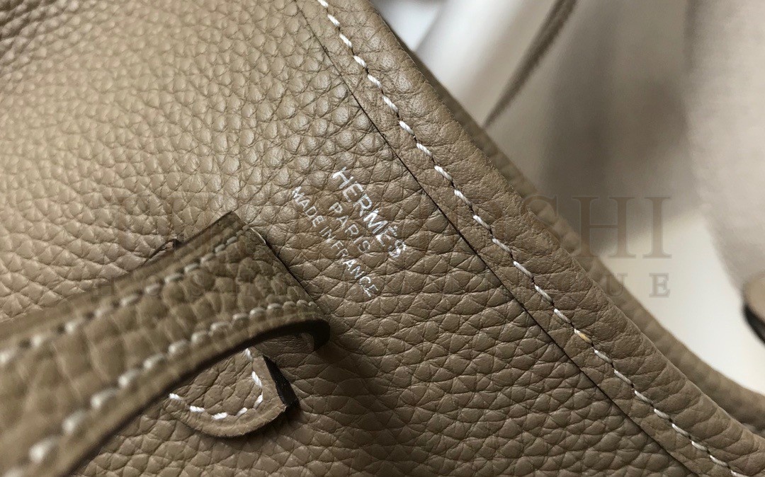 H**me5 Evelyne III Mini Bag In Tourterelle Clemence Leather Master Quality