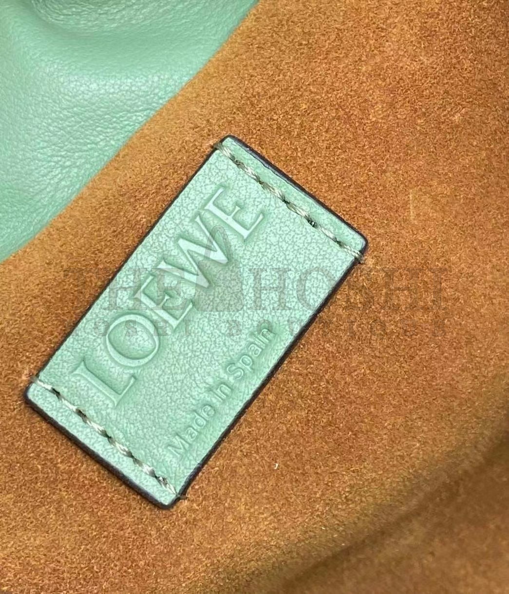 L0ew* Flamenco Mini Clutch In Rosemary Nappa Leather Master Quality