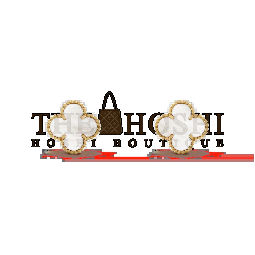 V*n Cl**f & Arpels Mother-of-pearl Clover Earrings in Gray, Vintage Alhambra earrings Master Quality