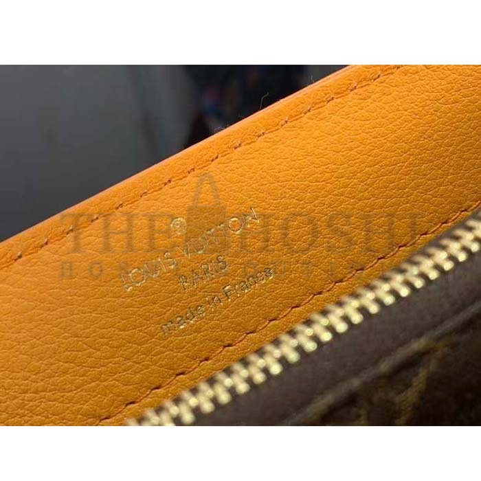L0vis Vvtt0n LV Women Dauphine Soft MM Handbag Apricot Calfskin Leather M25048 Master Quality