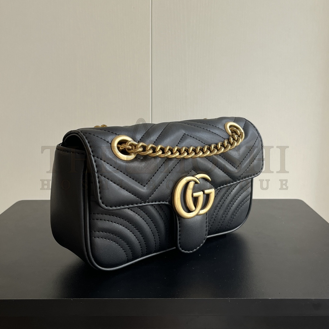 Gvc*1 GG Marmont Small Shoulder Bag 22x6x13cm 446744 Master Quality