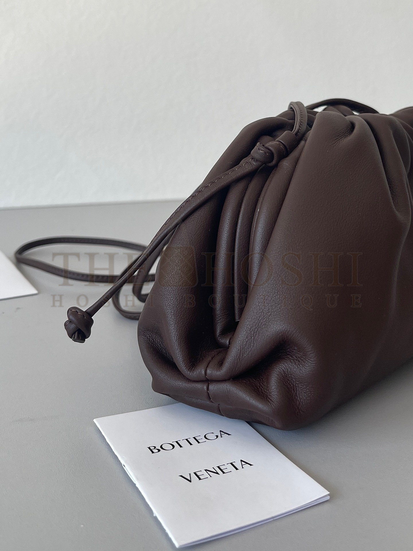 B0tt*ga Ven*ta Mini Pouch with Strap in Fondant Calfskin Master Quality
