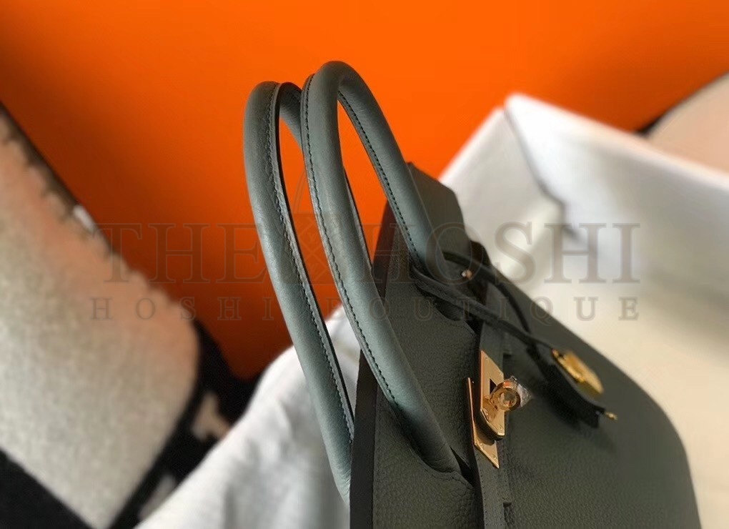 H**me5 Vert Amande Clemence Birkin 35cm Bag Master Quality