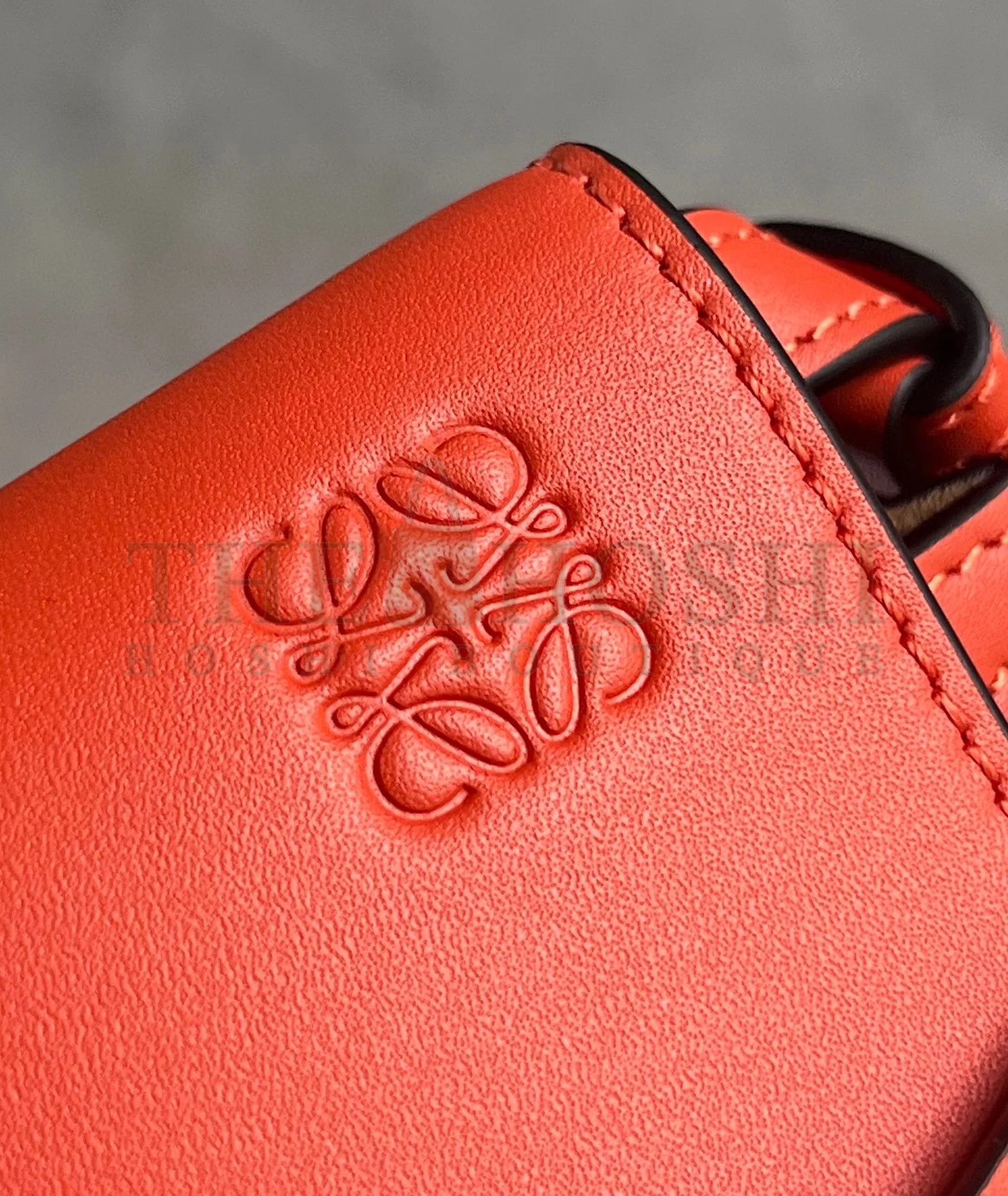 L0ew* Gate Dual Mini Bag in Sunrise Orange Calfskin Master Quality