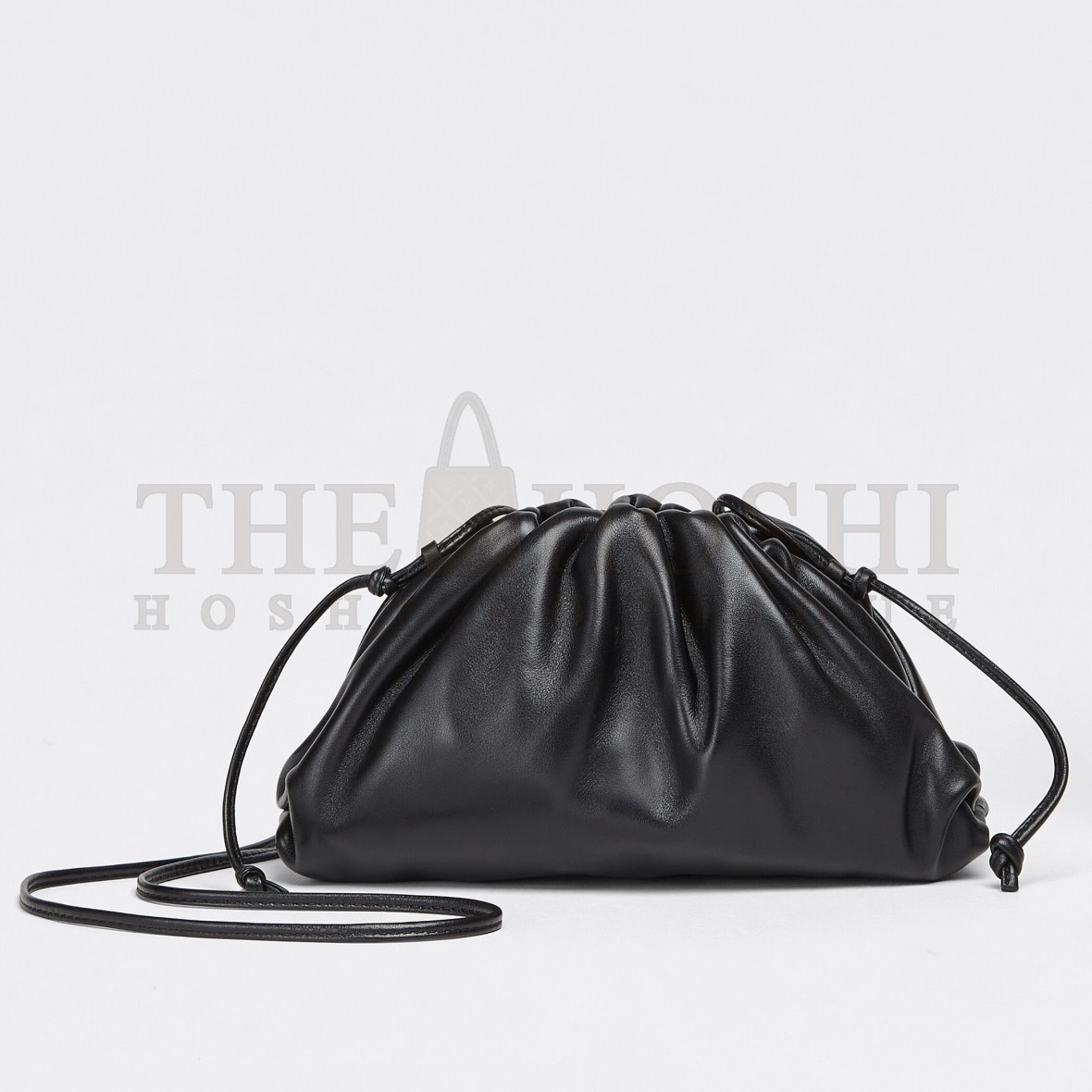B0tt*ga Ven*ta Mini Pouch with Strap in Black Calfskin Master Quality
