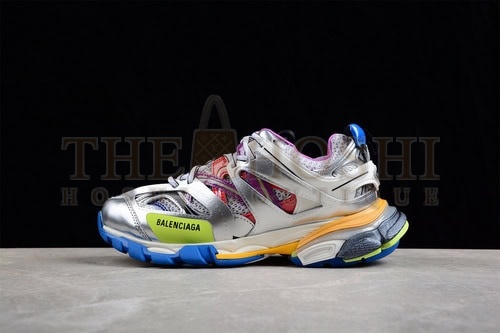 Ba1en*iaga Track 3.0 Sneakers Silver/Multi-Color Master Quality