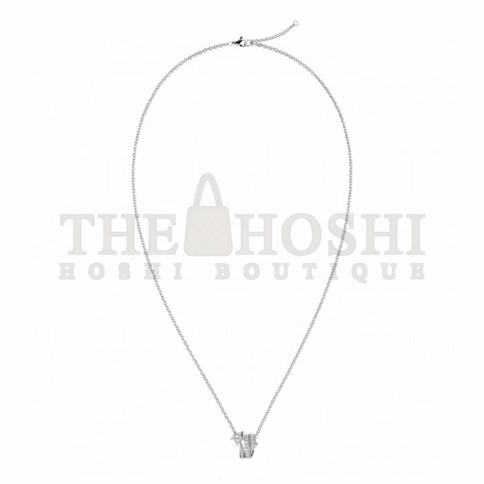 Ch**el Women CC Étoile Filante Necklace 18K White Gold D1am0nds Master Quality