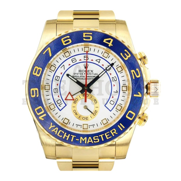R01ex Yacht-Master II 18k Yellow Gold Men's Luxury Watch 116688 Master Quality