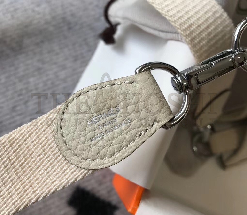 H**me5 Evelyne III TPM Bag In Beton Clemence Leather Master Quality