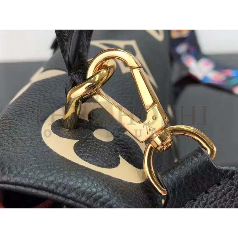 L0vis Vvtt0n LV Women Madeleine BB Handbag Black Beige Embossed Grained Cowhide Leather Master Quality