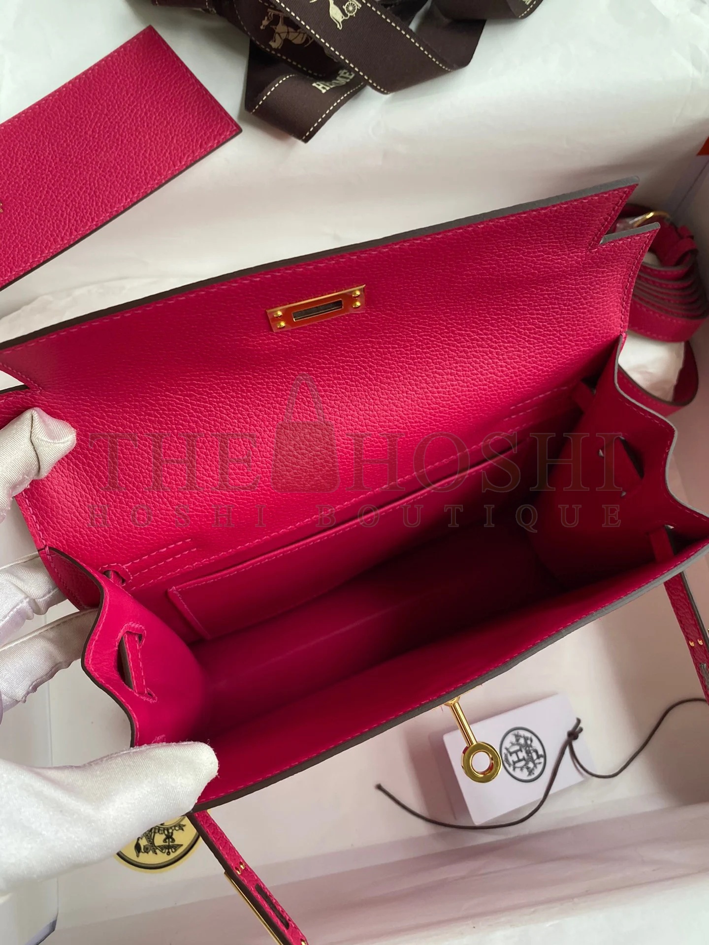 H**me5 Kelly Danse II Bag In Rose Mexico Evercolor Calfskin Master Quality