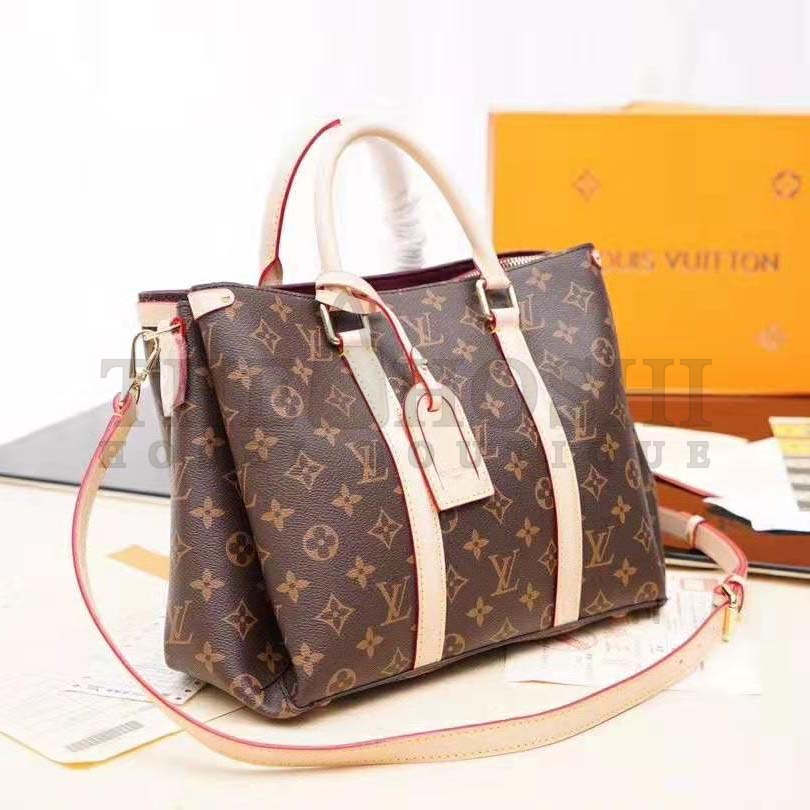 L0vis Vvtt0n LV Women Soufflot MM Bag-Brown Master Quality