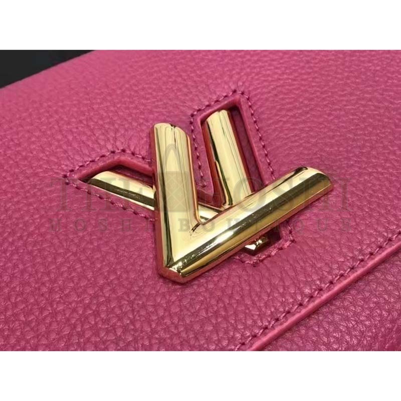L0vis Vvtt0n LV Women Twist One Handle BB Handbag Dragon Fruit Pink Taurillon Master Quality