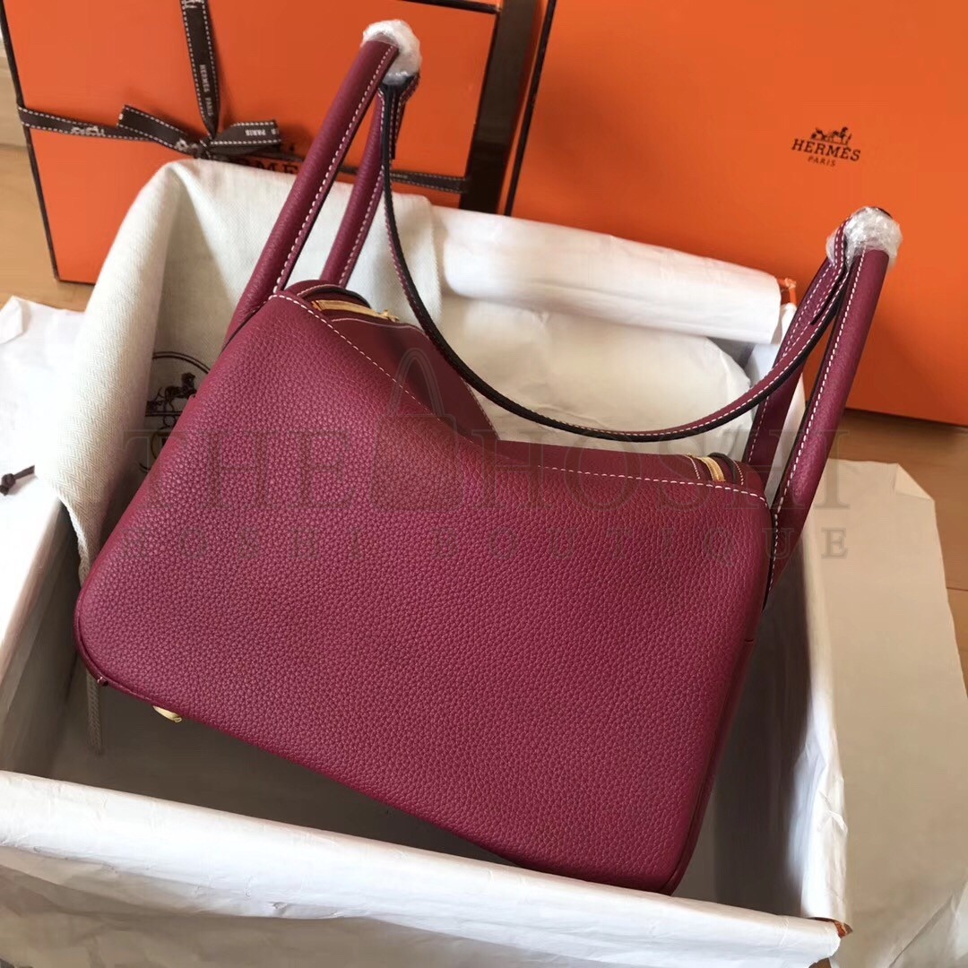 H**me5 Ruby Lindy 30cm Clemence Handmade Bag Master Quality