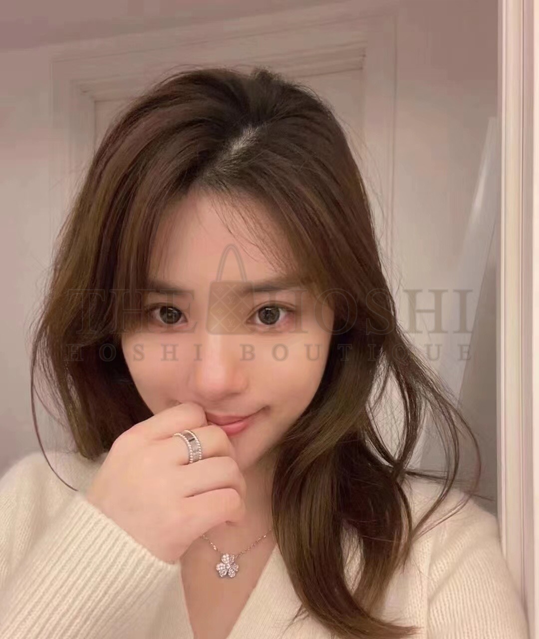 V*n Cl**f & Arpels D1am0nd Clover Necklace, Frivole pendant Master Quality