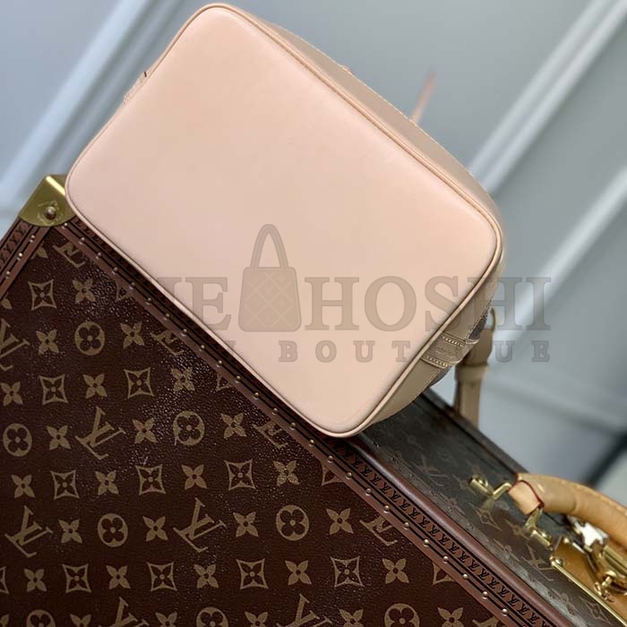 L0vis Vvtt0n LV Women Noé BB Bucket Bag Monogram Coated Canvas Cowhide Leather Master Quality