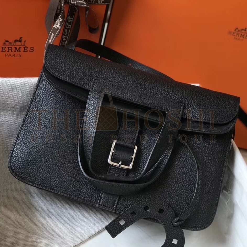 H**me5 Halzan Bag In Black Clemence Leather Master Quality