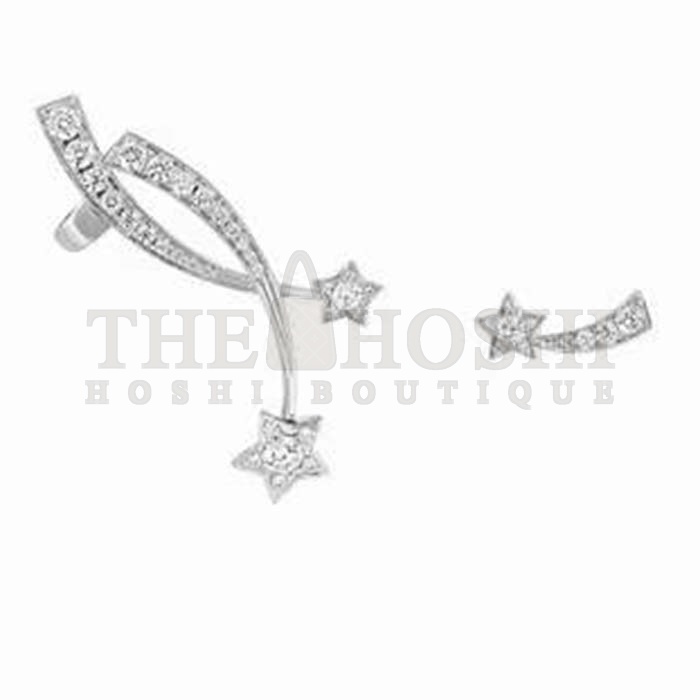 Ch**el Women CC Etoile Filante Earrings 18K White Silver D1am0nds Master Quality