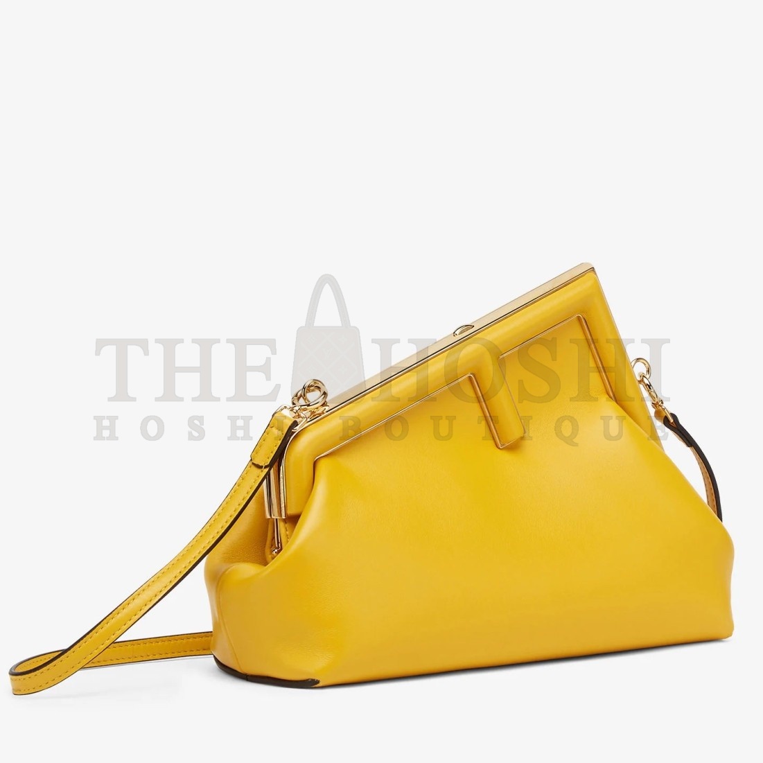 F**di First Small Bag In Yellow Nappa Leather Master Quality