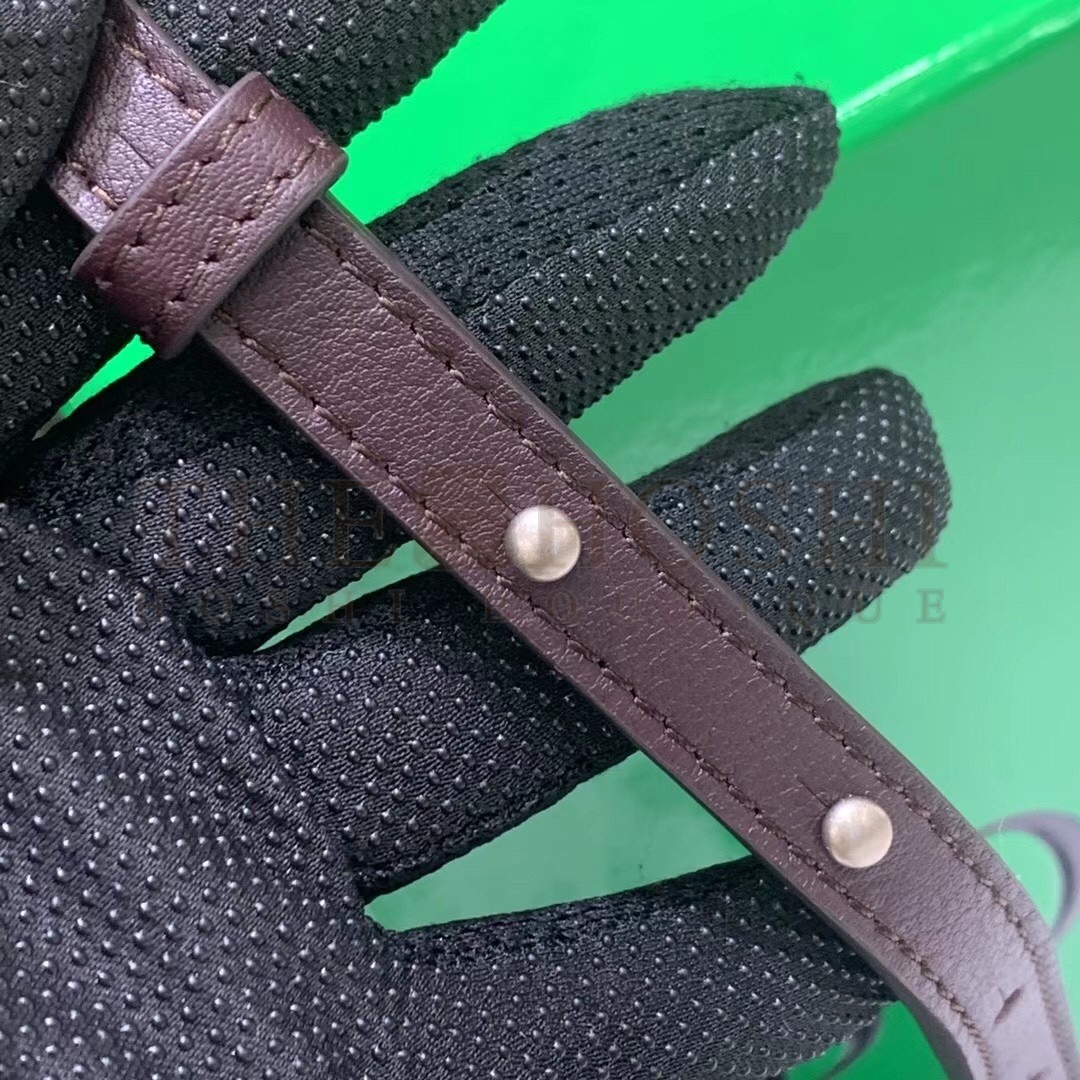 B0tt*ga Ven*ta Small Point Top Handle Bag In Grape Leather Master Quality