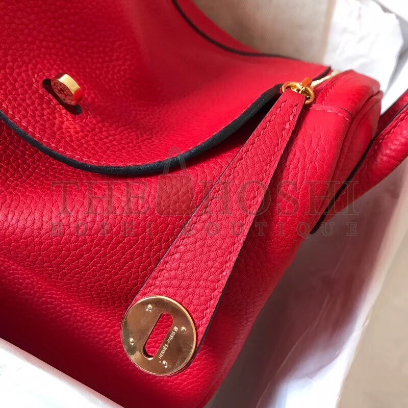 H**me5 Red Lindy 26cm Clemence Handmade Bag Master Quality