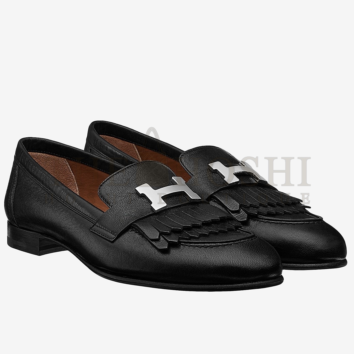 H**me5 Women's Royal Loafers In Black Calfksin Master Quality