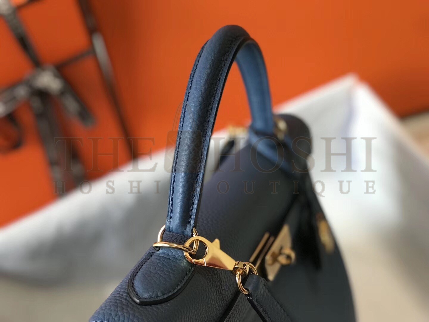 H**me5 Blue AgateClemence Kelly 32cm Retourne Bag Master Quality