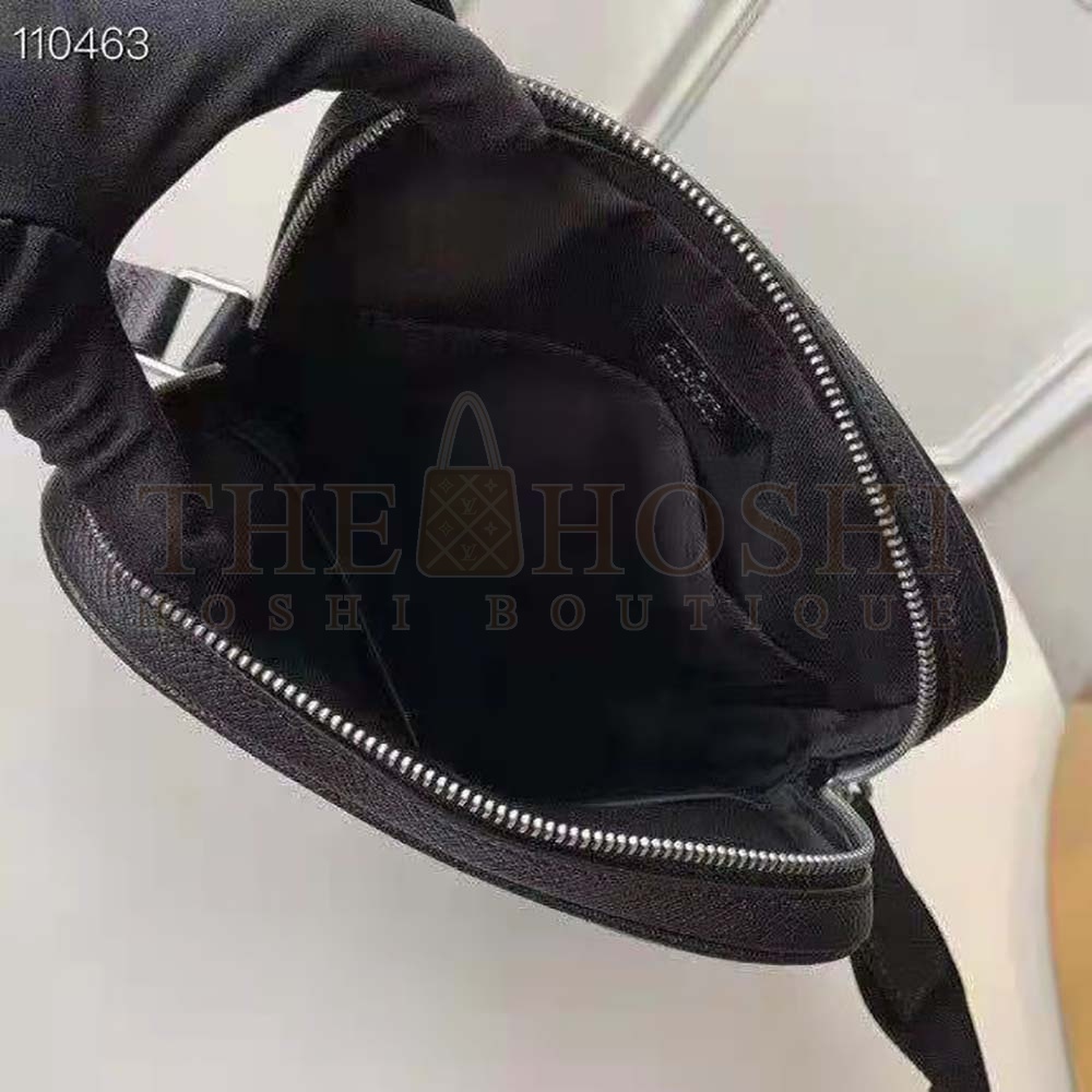 L0vis Vvtt0n LV Men Alex Messenger Bag in Taiga Cowhide Leather-Black Master Quality