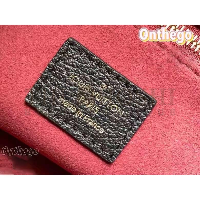 L0vis Vvtt0n LV Women Onthego Tote Black Embossed Grained Cowhide Leather PM M45659 (25 x 19 x 11.5 cm) GM M45945 (41 x 34 x 19 cm) Master Quality