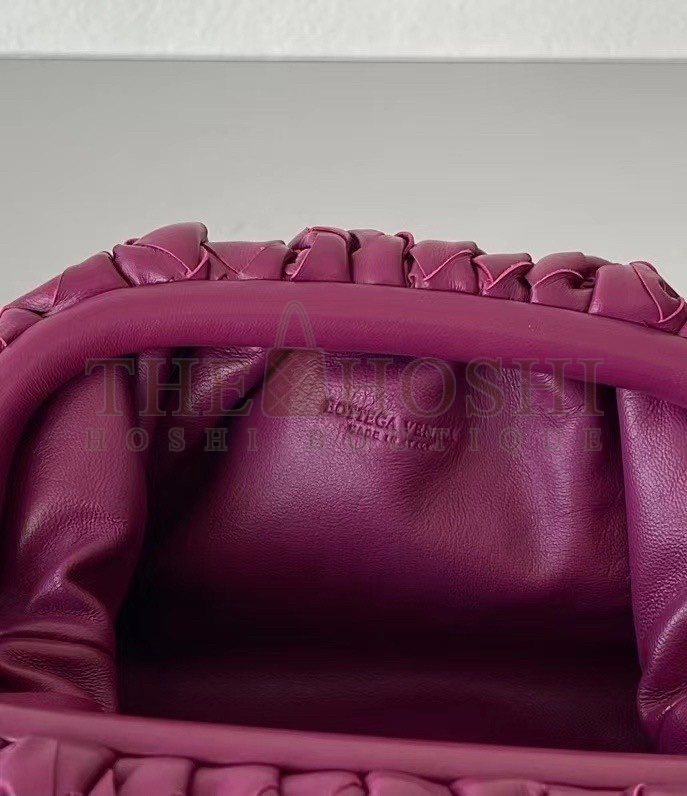 B0tt*ga Ven*ta Mini Pouch In Cinnabar Intrecciato Lambskin Master Quality
