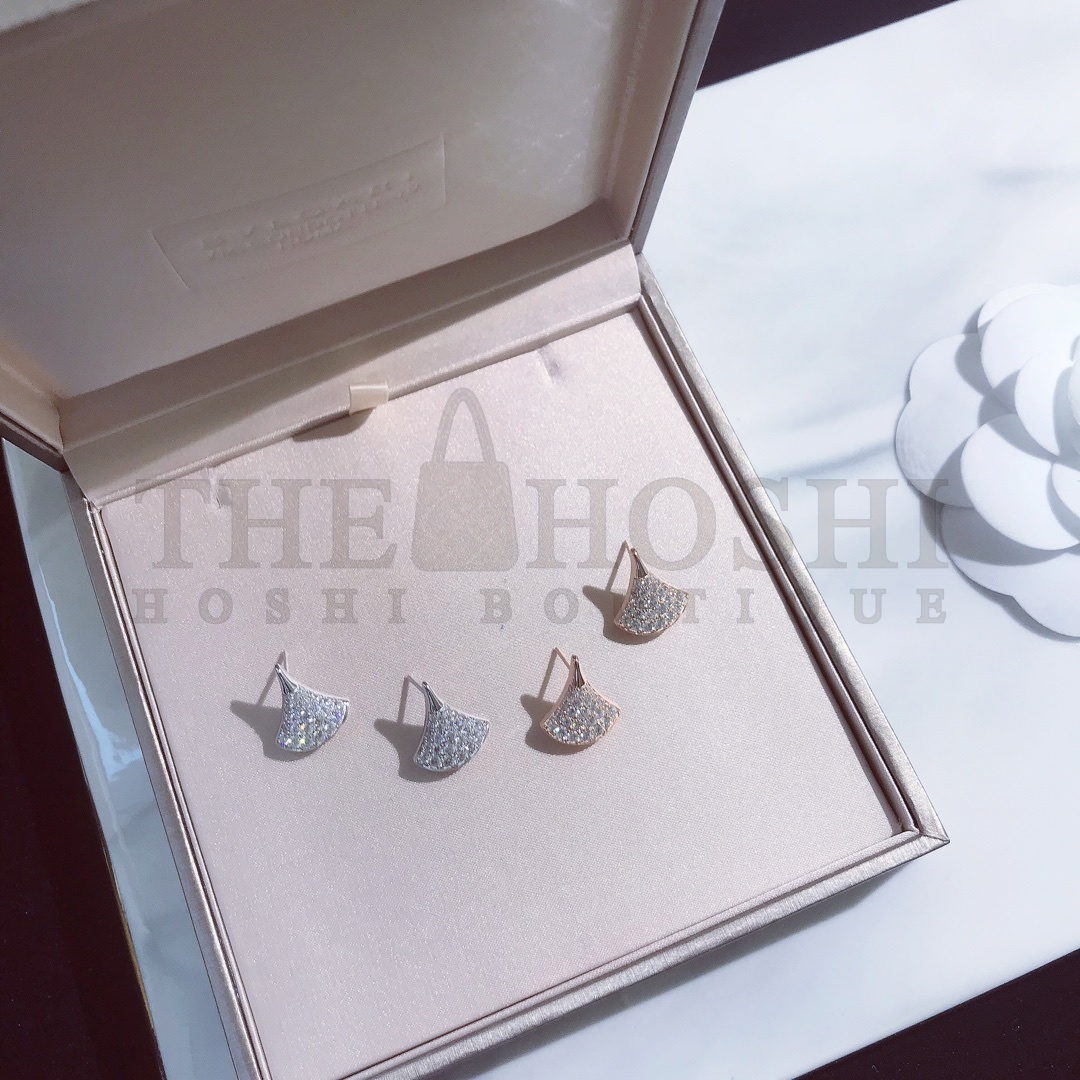 Bulgari DIVAS' DREAM EARRINGS, White Gold & Rose Gold Master Quality