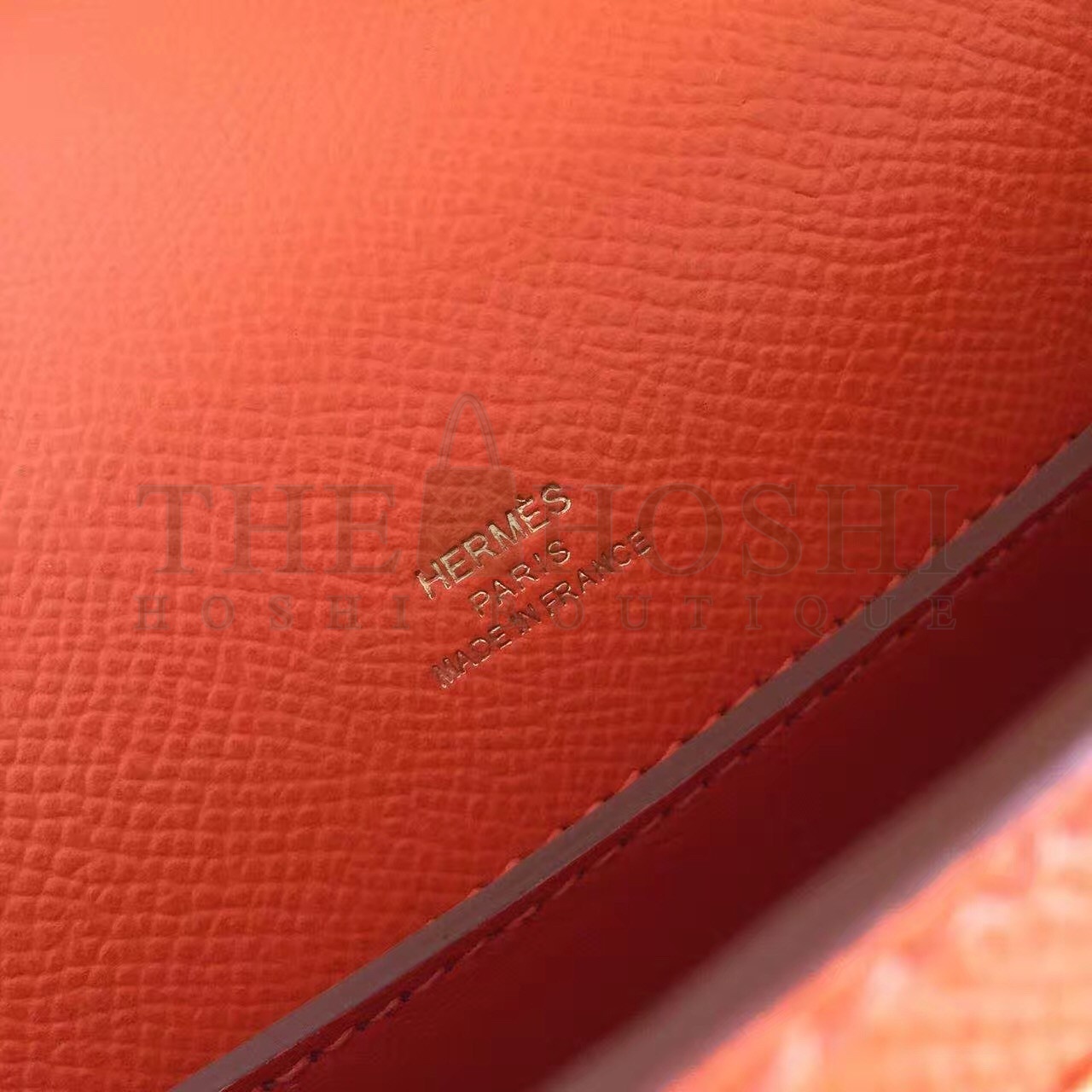 H**me5 Orange Kelly Pochette Epsom Handmade Bag Master Quality