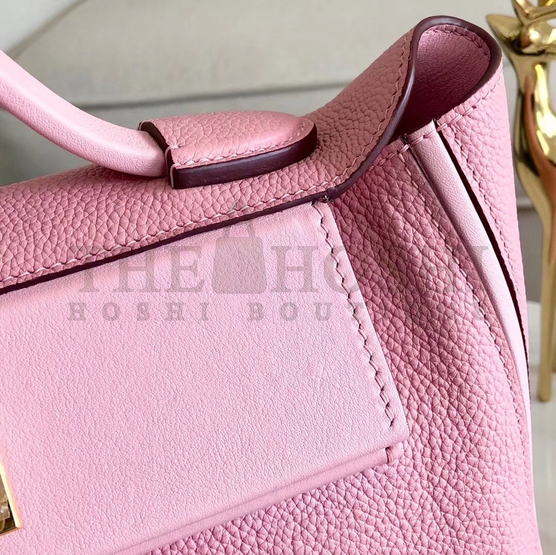 H**me5 24/24 29 Bag In Pink Clemence Calfskin Master Quality