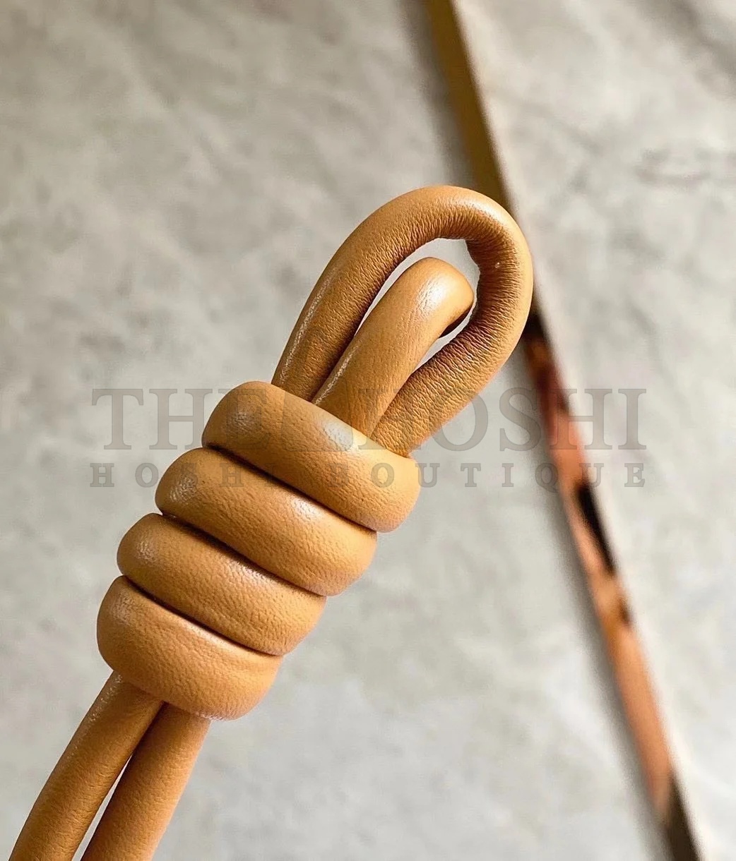 L0ew* Flamenco Clutch Bag In Brown Calfskin Master Quality