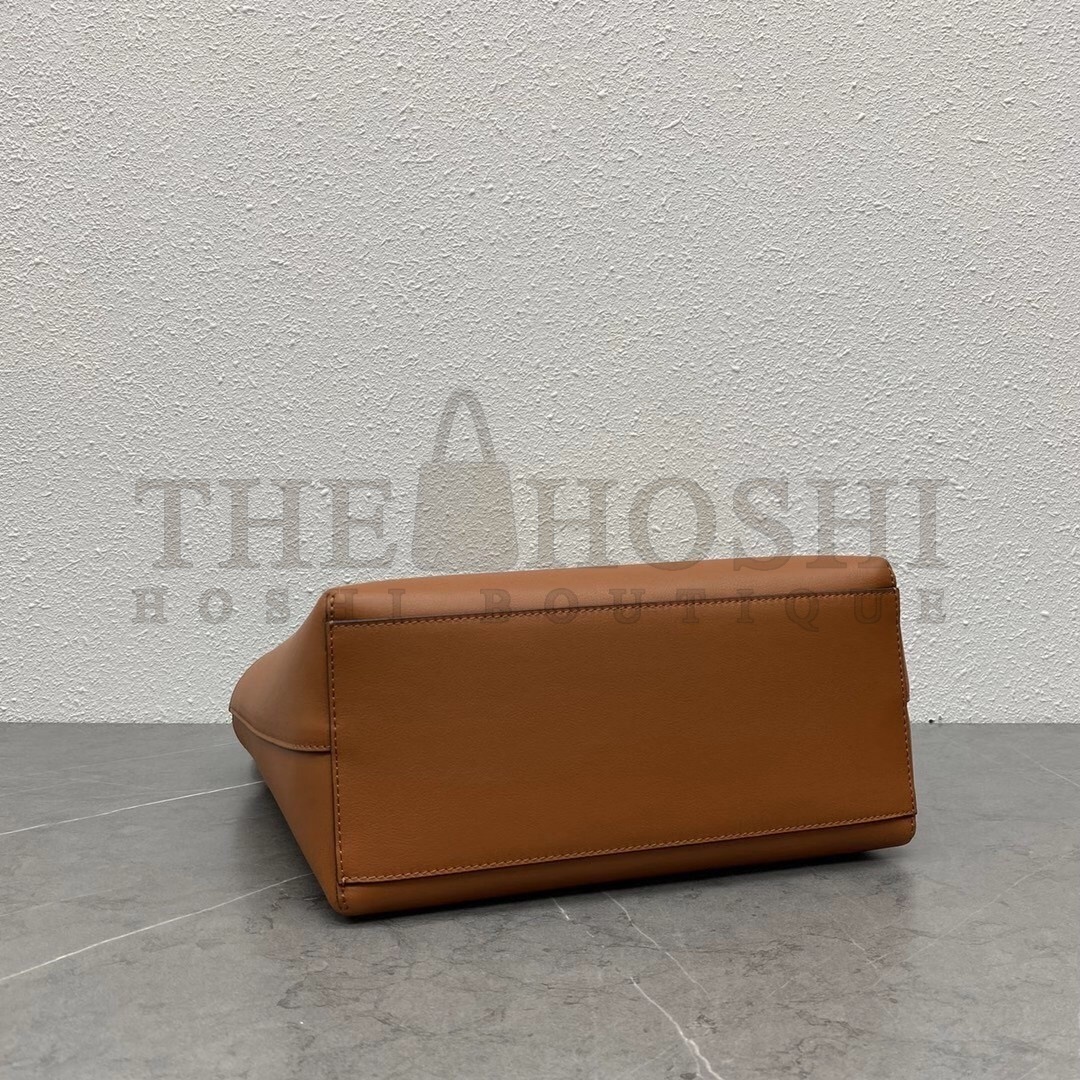 L0ew* Anagram Small Tote In Tan Classic Calfskin Master Quality