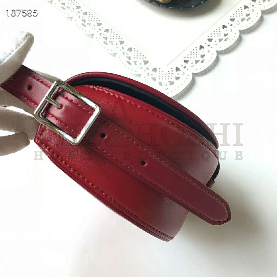 L0vis Vvtt0n LV Women Tambourin Handbag Smooth Calf Leather-Red Master Quality