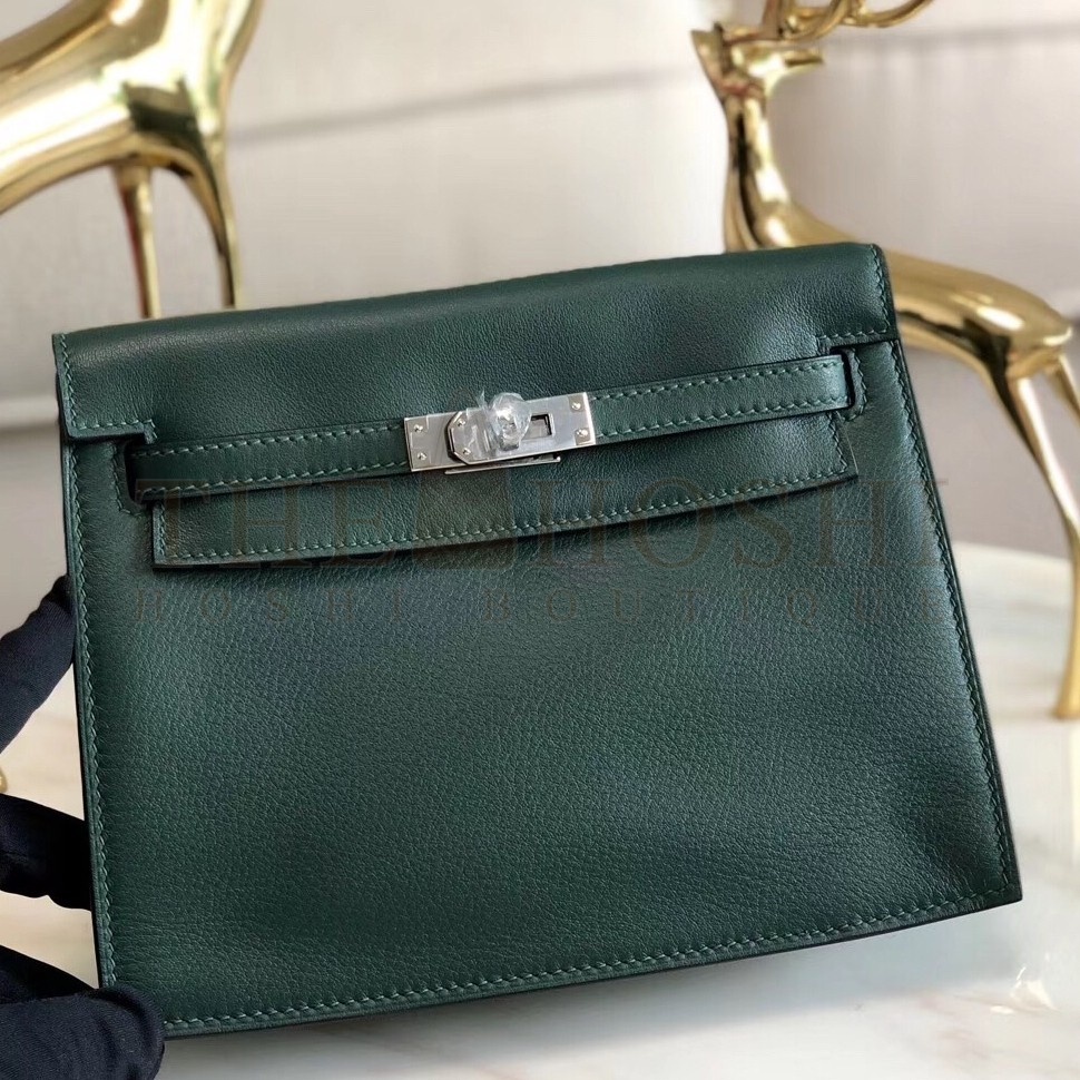 H**me5 Dark Green Swift Kelly Danse Bag Master Quality