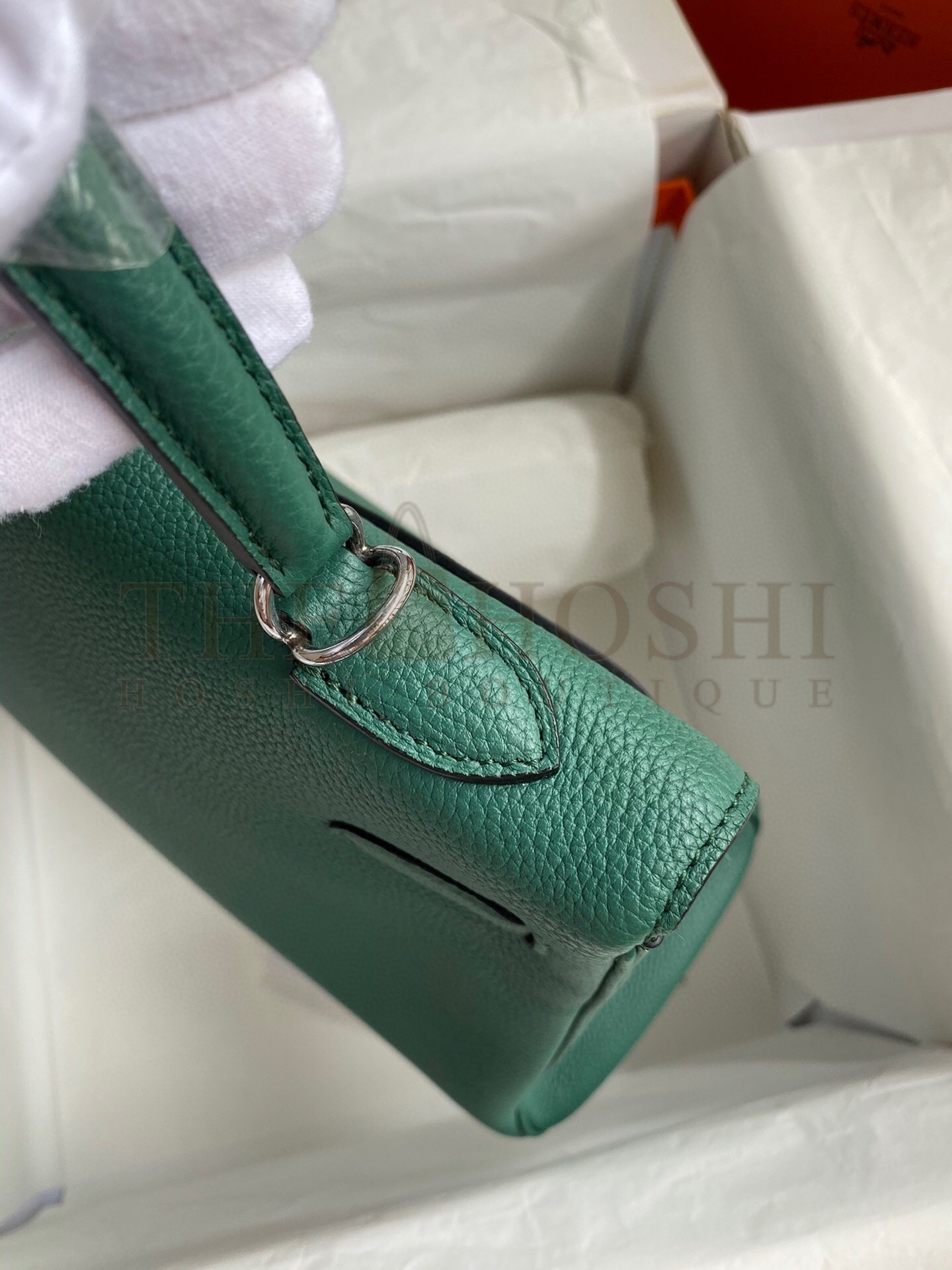 H**me5 Malachite Clemence Kelly Retourne 32cm Handmade Bag Master Quality