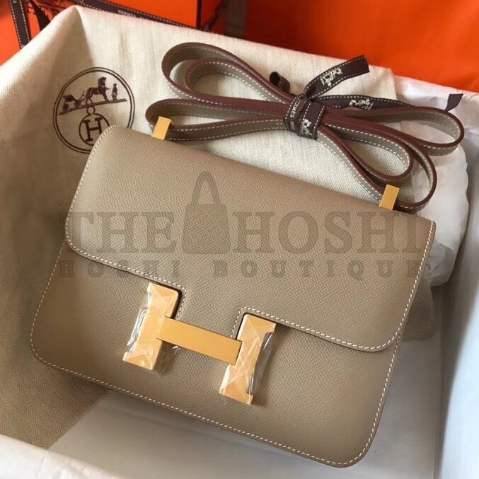 H**me5 Epsom Constance 24cm Tourterelle Handmade Bag Master Quality