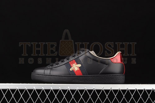 Gvc*1 Ace Embroidered Sneakers Black/Red/Gold Master Quality